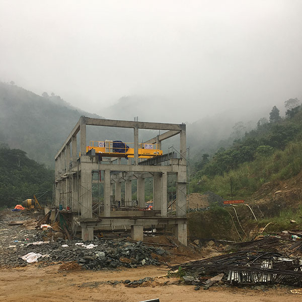 cầu trục 20 tấn lắp đặt hoàn thiện